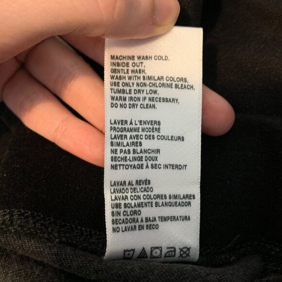 Current/Elliott Vignette Coal Black Skinny Jeans Women's Size XS - Picture 7 of 7